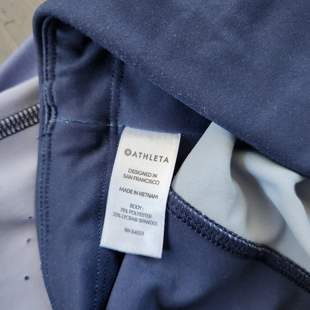 Athleta Contender Aero 78 Tight Legging Blue Ombre - Size Medium - Picture 7 of 11